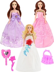 Кукла (28 см, с аксессуарами) 3 вида микс в пакете