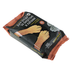 Влажные полотенца для шерсти и лап с маслом Ши и витамином D, Teddy Pets