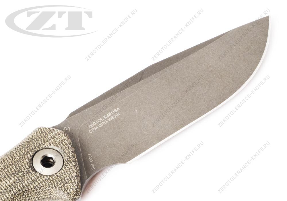 Нож Zero Tolerance 0004OL CPM Cru-Wear FIXED - фотография 