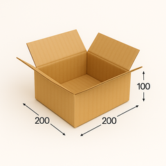 Коробка картонная 200х200х100 мм