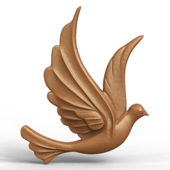 Силиконовый молд № 529 Голубь правый