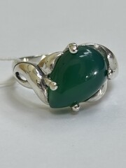 Адажио нат (кольцо из серебра)