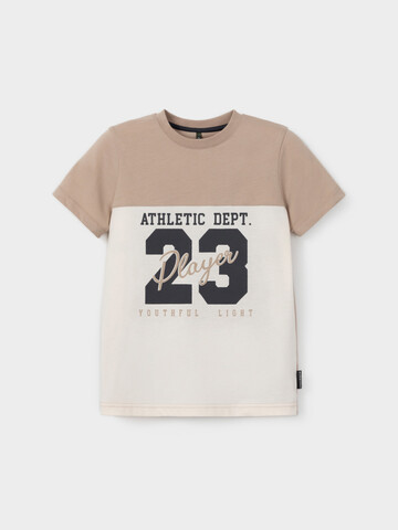 фуфайка  для мальчика  КР 302984-1/темно-бежевый,молочный к682