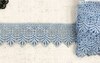 Кружево плетеное, ш. 5,5 см, голубой