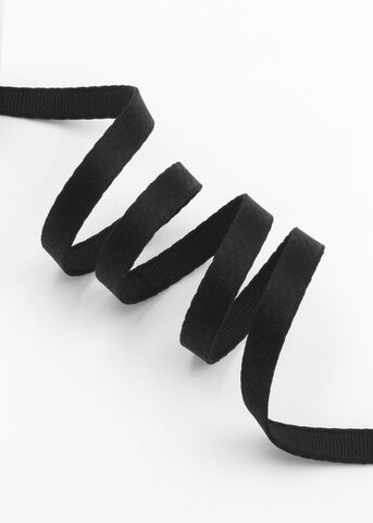 Туннельная лента черная бесшовная ширина 10 мм