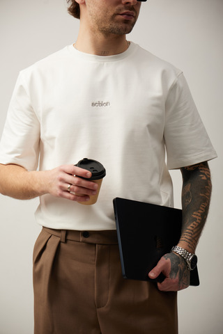 Футболка "Classic" молочная