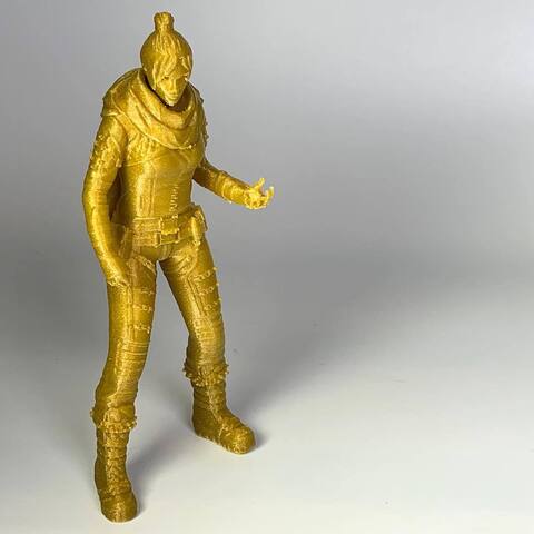 Катушка пластика eSilk-PLA Esun, 1.75 мм, 1 кг, бронза