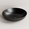 Ceramica Nova Element CN6017MB Умывальник чаша накладная овальная, 52x39.5, цвет: чёрный