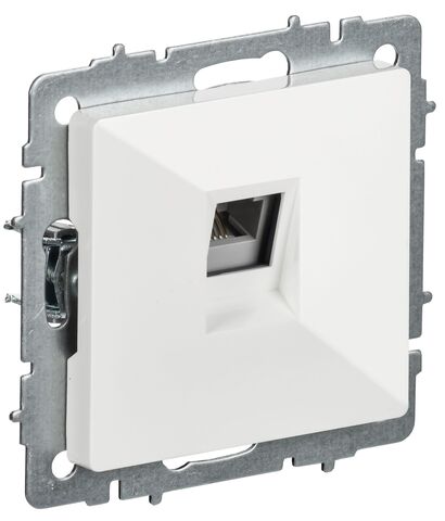 BRITE Роз. телефонная RJ11 РТ10-БрБ бел. IEK