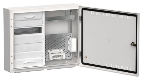 TITAN 5 Корпус комбинированный ЩРн-24 (2х24) белый IEK