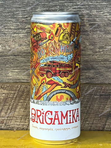 Лимонад Origamika Пожарный (томаты, маракуйя, грейпфрут, специи) 0,33 л. ж/б