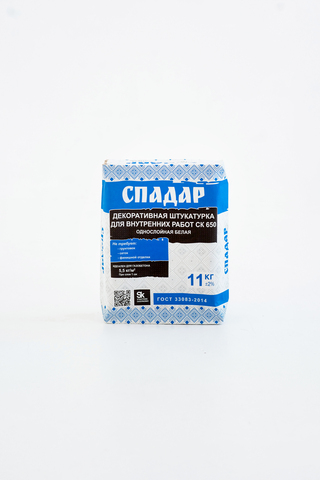 Штукатурная смесь «СПАДАР» для внутренних работ.