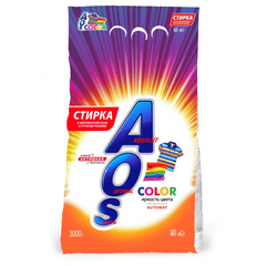 Порошок стиральный AOS Color 3кг автомат