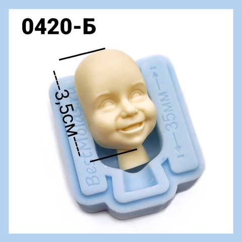 0420-Б Молд силиконовый для изготовления куклы 