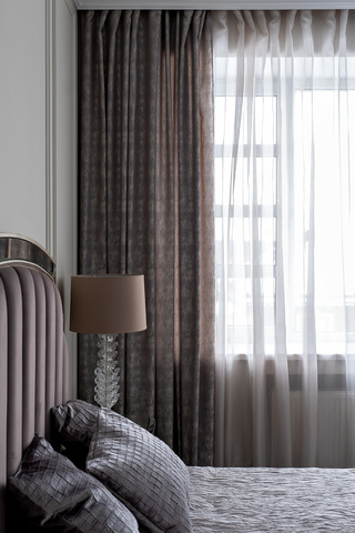 Портьера 275х260 Garda Decor Houston серая