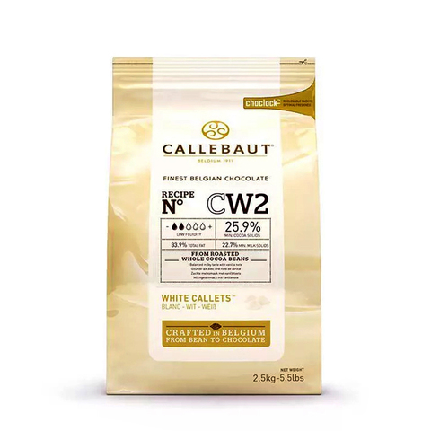 Шоколад белый Callebaut CW2, 25,9%, 2,5 кг