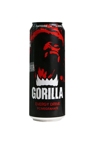 Напиток энергетический Gorilla pomegranate (гранат-малина) 0.45 л.ж/б