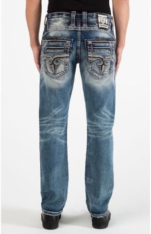 Rock Revival | Джинсы мужские RALPH J201 STRAIGHT RP3666J201 сзади