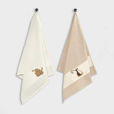 Набор кухонных полотенец 2шт 45х70 Arya home Simin 1