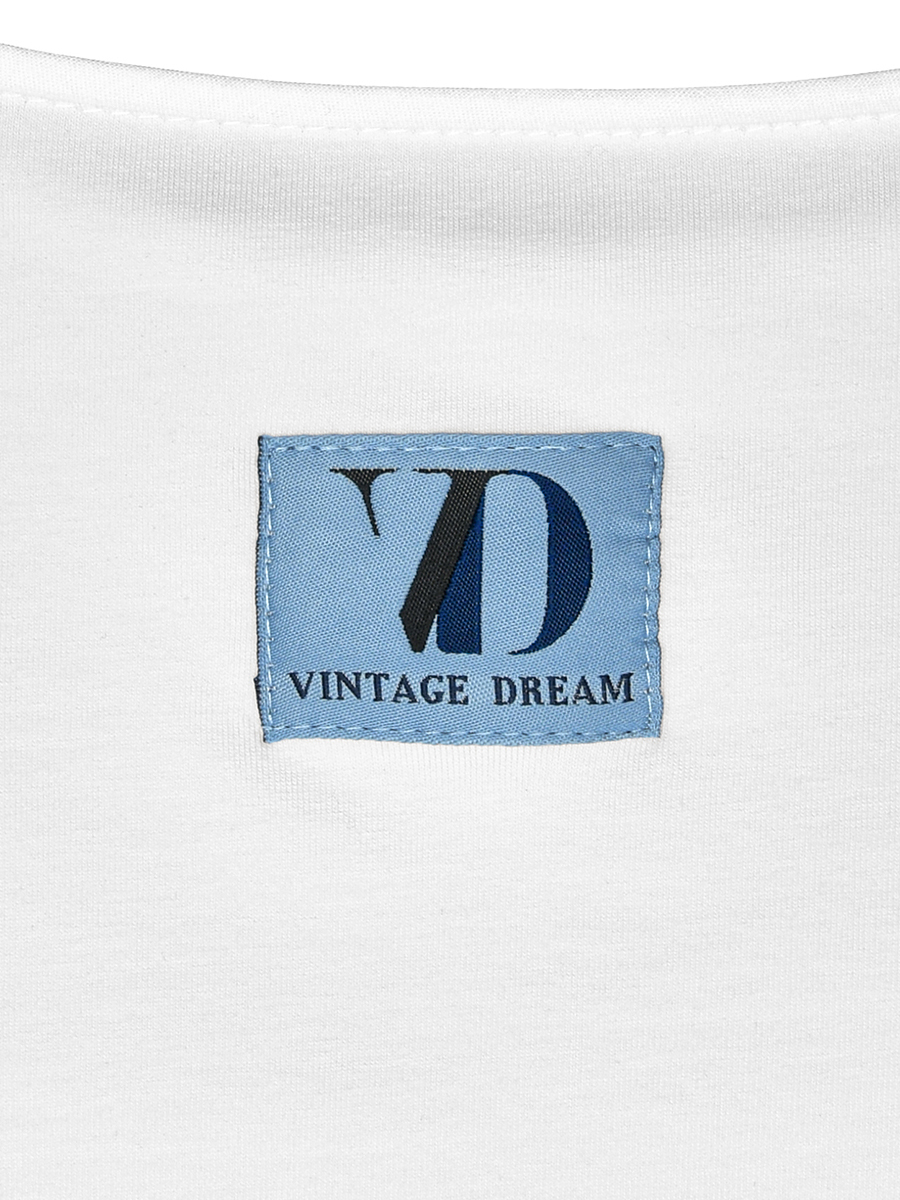 Белая футболка  VintageDream x ОРБИ   “Vintage matters”