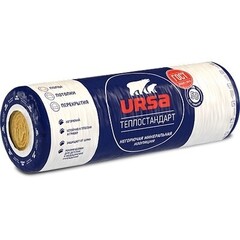 Рулонный утеплитель URSA (Урса) 50 мм 16м2 теплостандарт 44 RN