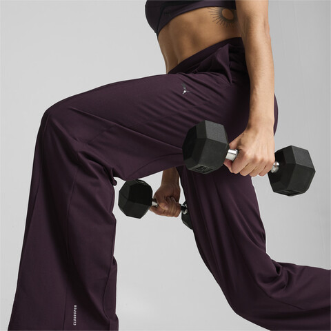 Брюки Puma CLOUDSPUN HW WIDE LEG PANT Midnight Plum