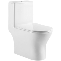 Унитаз моноблок BelBagno Lounge BB8618CPR-MN/SC с сиденьем Микролифт фото