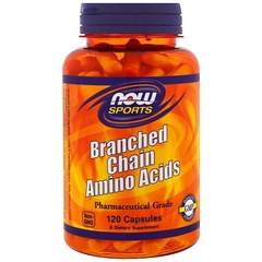 Now Foods, Питание для физической активности с содержанием аминокислот с разветвленной цепью, 120 капсул