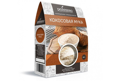 Кокосовая мука Polezzno, 500г