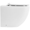 Унитаз безободковый приставной BelBagno SFERA-R BB2141CBR