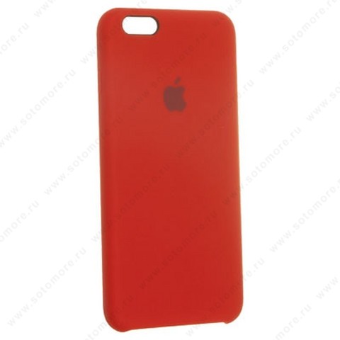 Накладка Silicone Case для Apple iPhone 6s Plus/ 6 Red Plus Edition