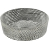 Boheme 817-S Раковина чаша круглая хрустальная серебро 39*12см