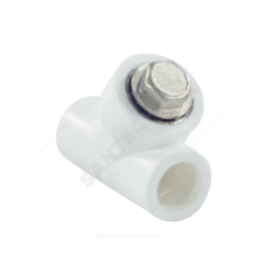 Фильтр PP-R сетчатый белый Дн 20х45гр внутренняя пайка RTP (РосТурПласт) 32526