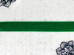 Лента бархатная, ш. 2 см, травяной