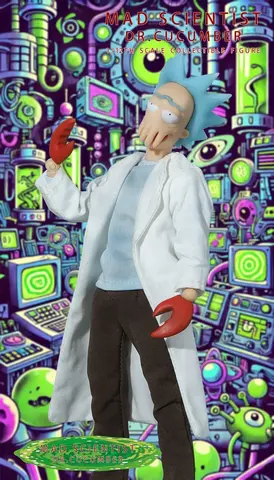 Фигурка Рик Санчез масштаб 1/12 Dr Cucumber Joy Man Toys