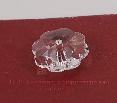 3700 Бусина - рондель Сваровски "Цветочек" Crystal 10 мм