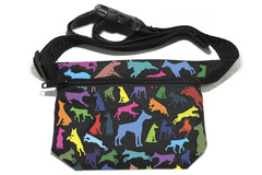 Поясная сумка "Цветные силуэты"