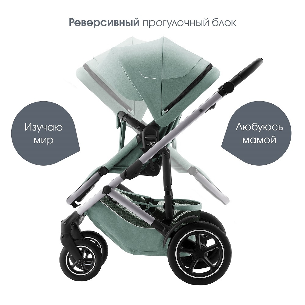 Детская коляска 3в1 Britax Roemer Smile 5Z Jade Green + Baby-Safe Pro Jade Green
