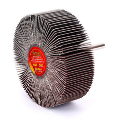 Круг MESSER шлифовальный лепестковый с оправкой (на шпильке) 80х30х6 #120