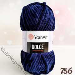 YARNART DOLCE 756, Темно-синий