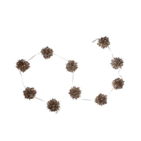 Новогодняя гирлянда 183см Goodwill leaf ball garland