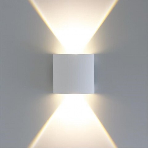 Уличный настенный светодиодный светильник Arte Lamp BOSTO A3122AL-2WH