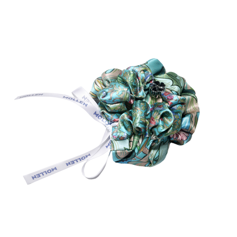 Комплект шелковых резинок для волос Mollen Рассвет светло-бирюзовый