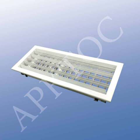 Алюминиевая двухрядная решетка Арктос АДН-К 150x150