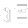 Abber Schwarzer Diamant AG30120BMH-S70BM-S70BM Душевой уголок, 120x70x195