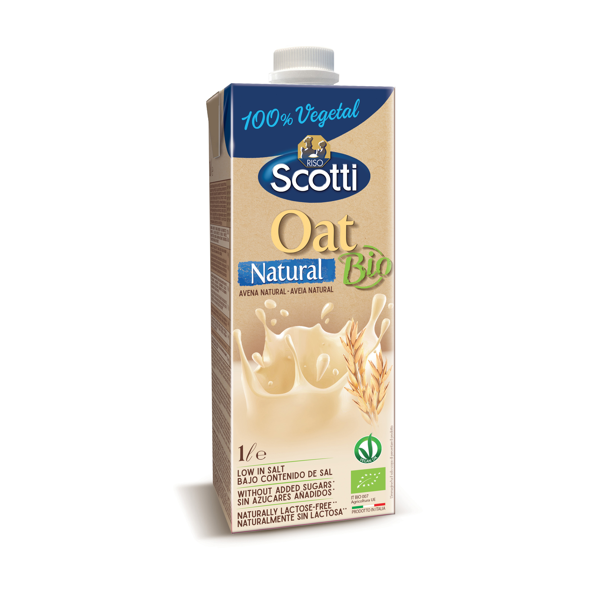 Овсяное молоко (органическое, без сахара) 1л