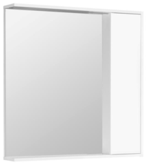 Зеркальный шкаф Акватон СТОУН 80 белый глянец