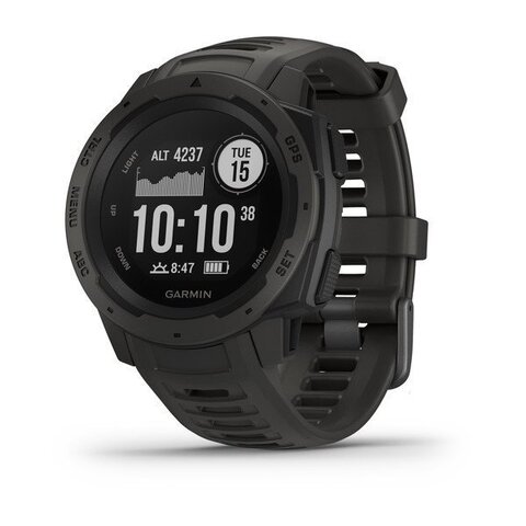 Ударопрочные спортивные часы Garmin Instinct, Monterra Gray