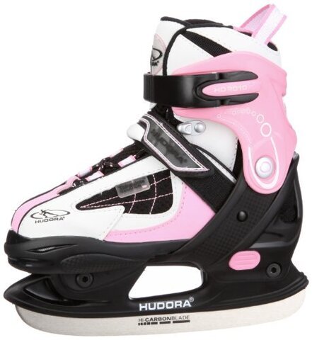 Коньки ледовые Hudora Set HD розовый 28-31