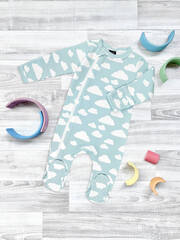 Комбинезон Mjölk Sleep and Play Облака
